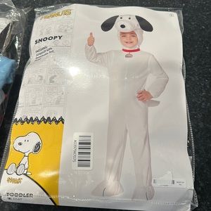 Peanuts snoopy toddler costume 5t -6t